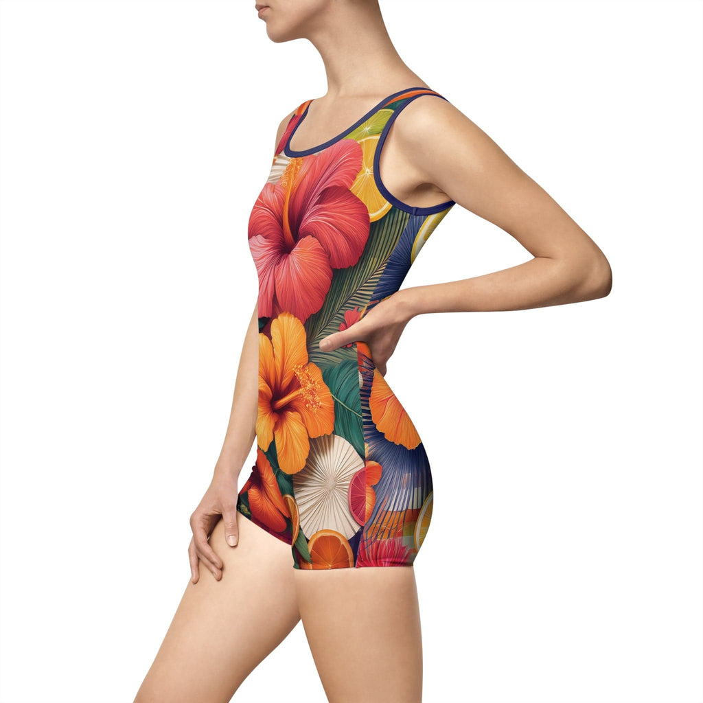 Vintage Vibes: Retro-Inspired One-Piece Swimsuit All Over Prints