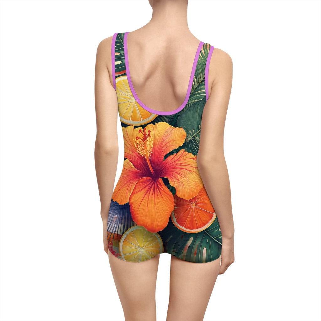 Vintage Vibes: Retro-Inspired One-Piece Swimsuit All Over Prints