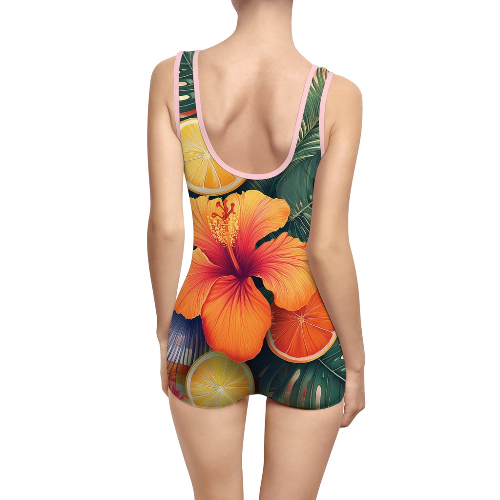 Vintage Vibes: Retro-Inspired One-Piece Swimsuit All Over Prints