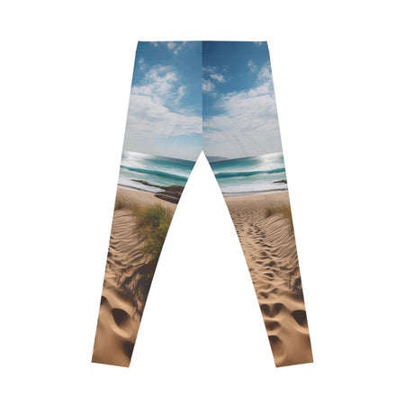 "Walk the Shoreline" Women's Casual Leggings All Over Prints