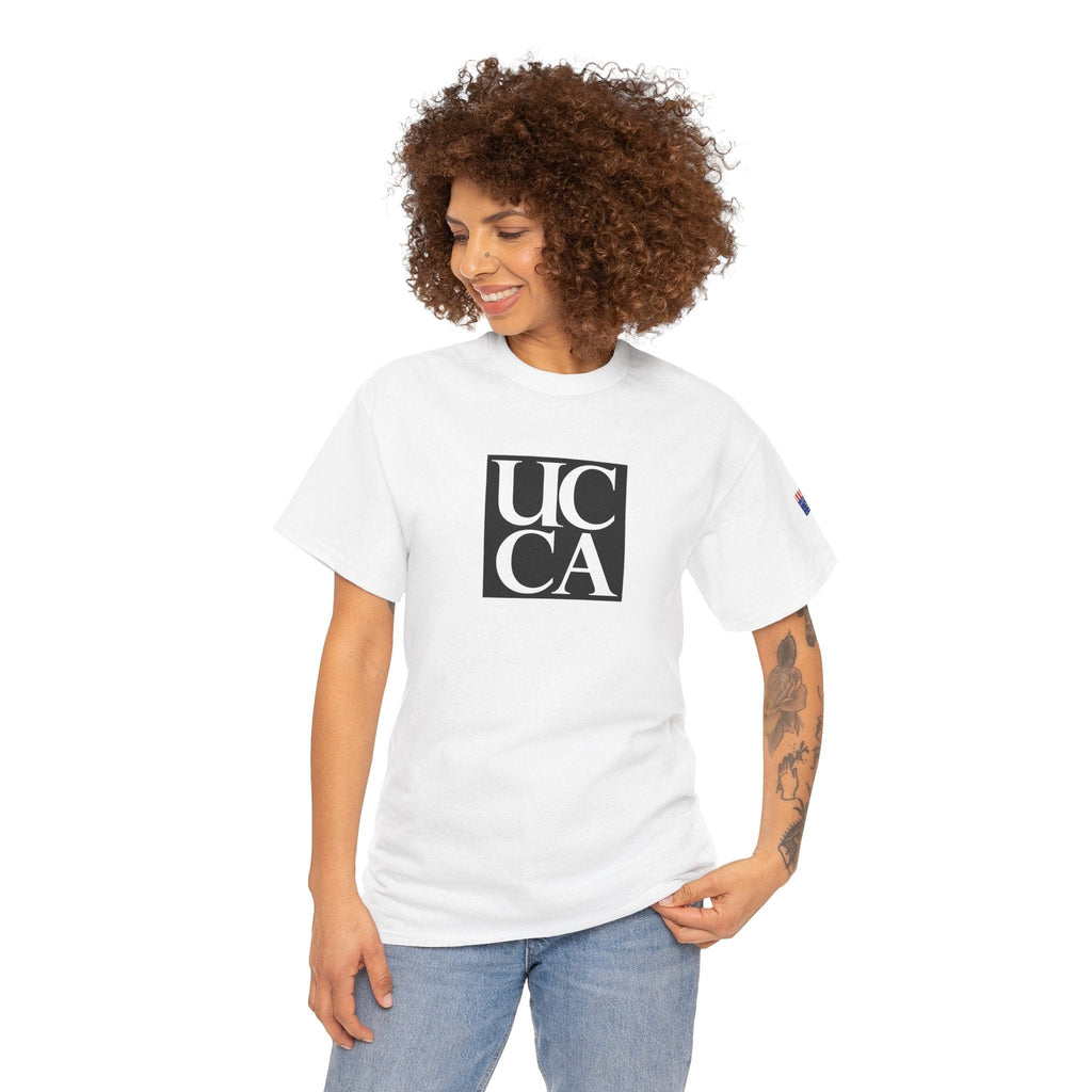 Wear Your UCCA Pride in Style! - Unisex Heavy Cotton Tee - Plain UCCA Logo T-Shirt