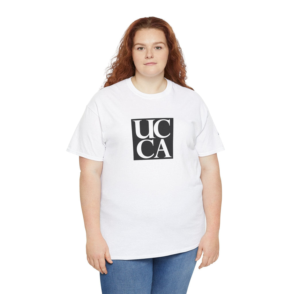 Wear Your UCCA Pride in Style! - Unisex Heavy Cotton Tee - Plain UCCA Logo T-Shirt