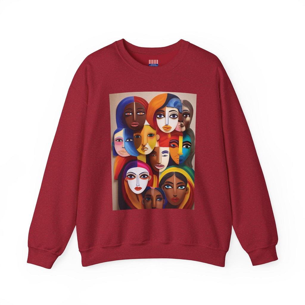 Women's Heavy Blend™ Sweatshirt: Celebrate Diversity with Style Antique Cherry Red / S Sweatshirt