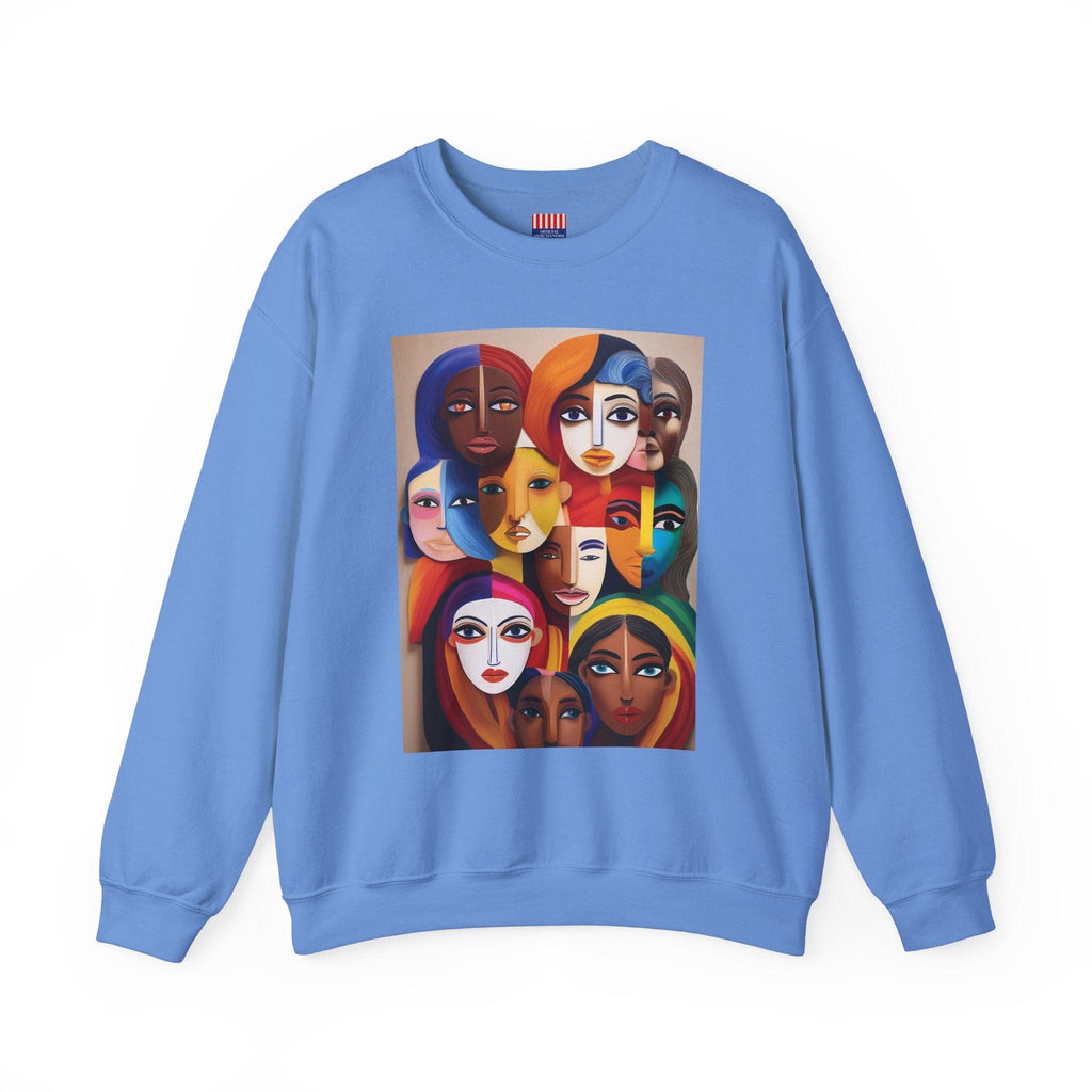 Women's Heavy Blend™ Sweatshirt: Celebrate Diversity with Style Carolina Blue / S Sweatshirt