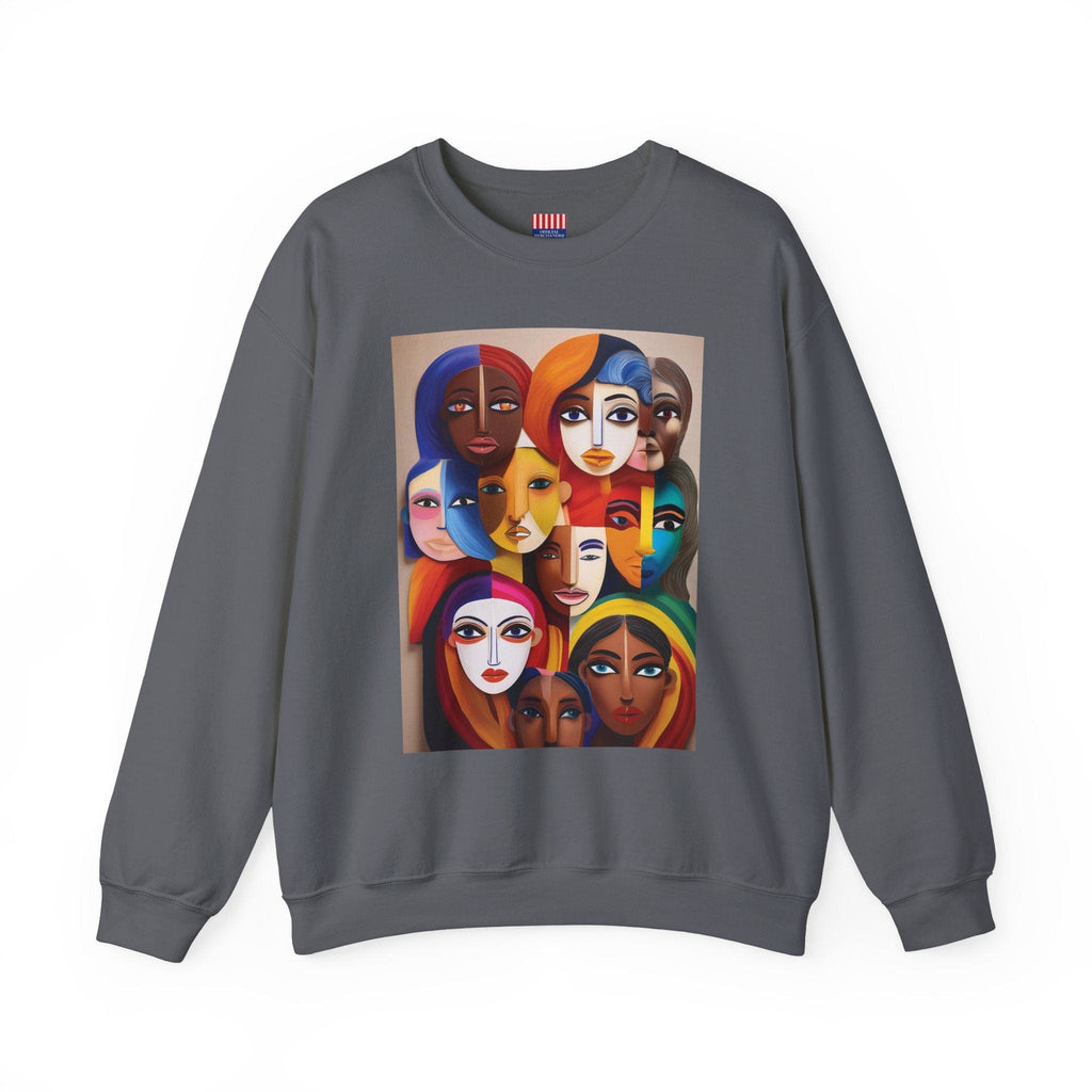 Women's Heavy Blend™ Sweatshirt: Celebrate Diversity with Style Charcoal / S Sweatshirt