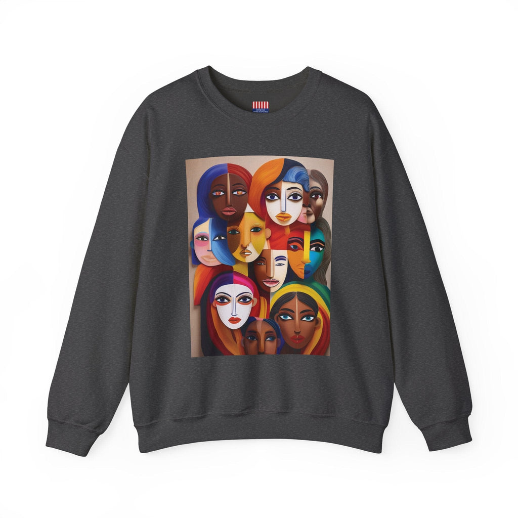 Women's Heavy Blend™ Sweatshirt: Celebrate Diversity with Style Dark Heather / S Sweatshirt