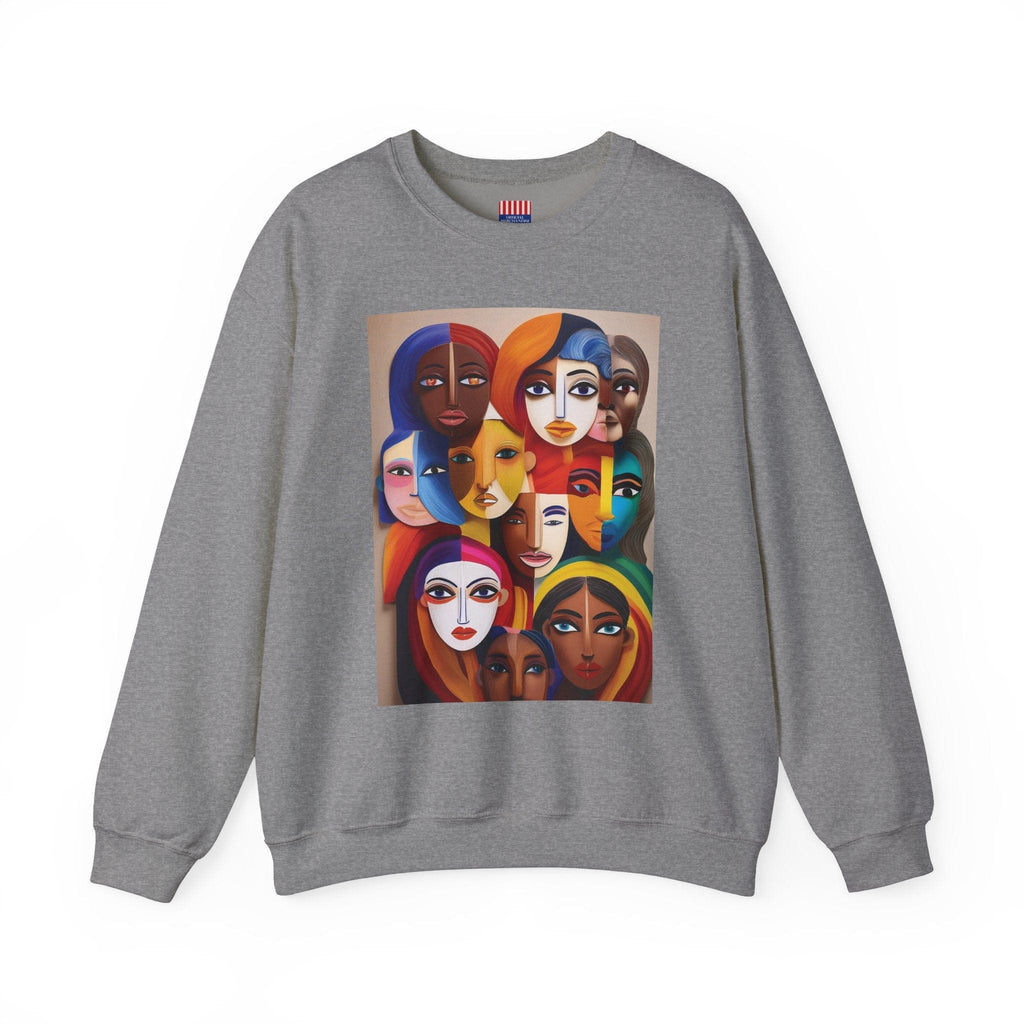 Women's Heavy Blend™ Sweatshirt: Celebrate Diversity with Style Graphite Heather / S Sweatshirt