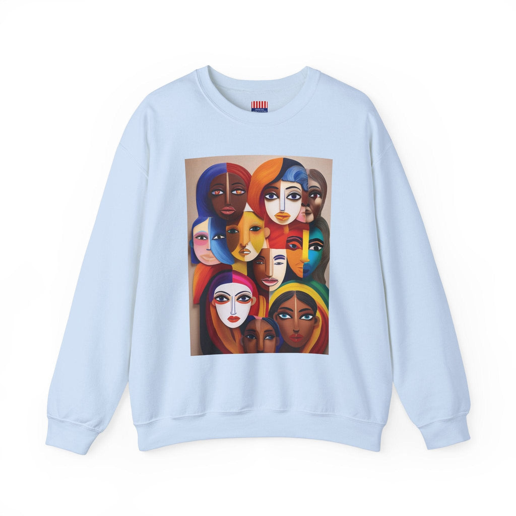 Women's Heavy Blend™ Sweatshirt: Celebrate Diversity with Style Light Blue / S Sweatshirt