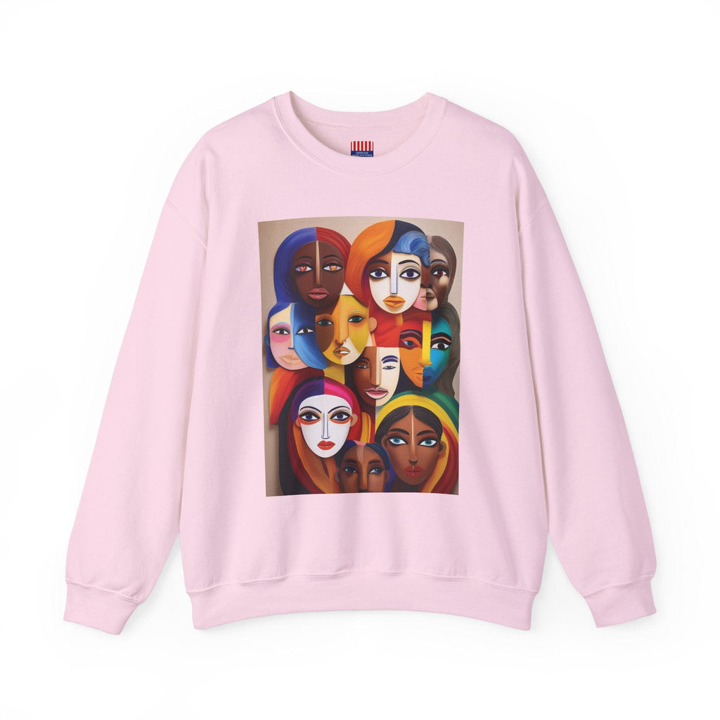 Women's Heavy Blend™ Sweatshirt: Celebrate Diversity with Style Light Pink / S Sweatshirt