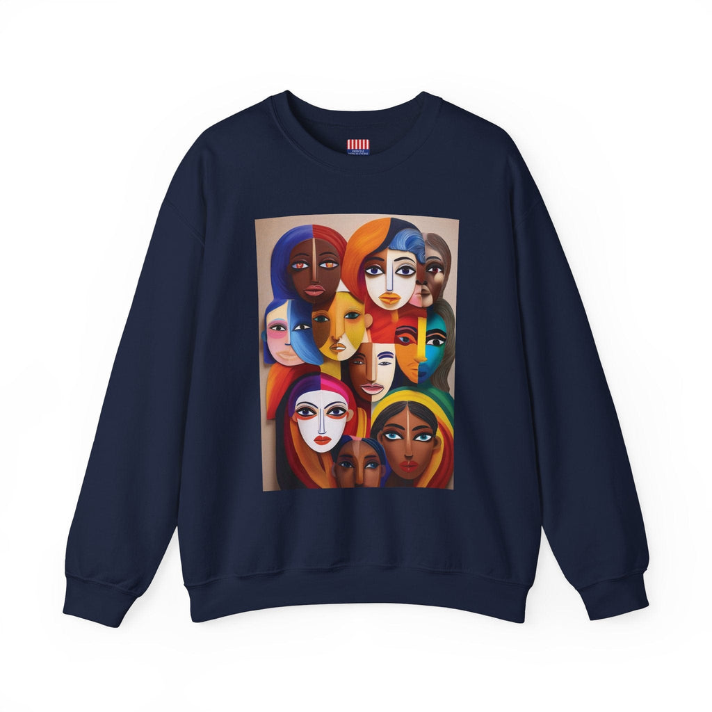 Women's Heavy Blend™ Sweatshirt: Celebrate Diversity with Style Navy / S Sweatshirt