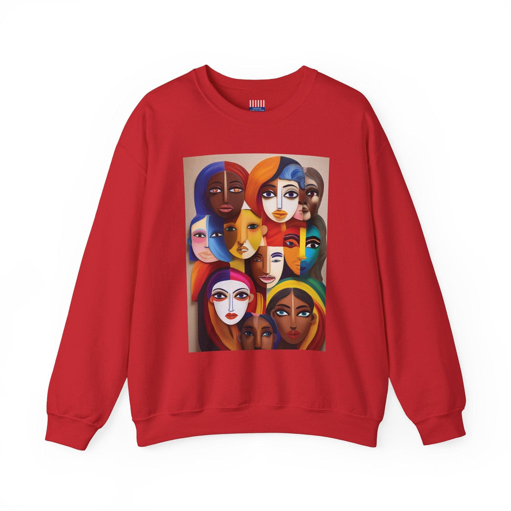 Women's Heavy Blend™ Sweatshirt: Celebrate Diversity with Style Red / S Sweatshirt