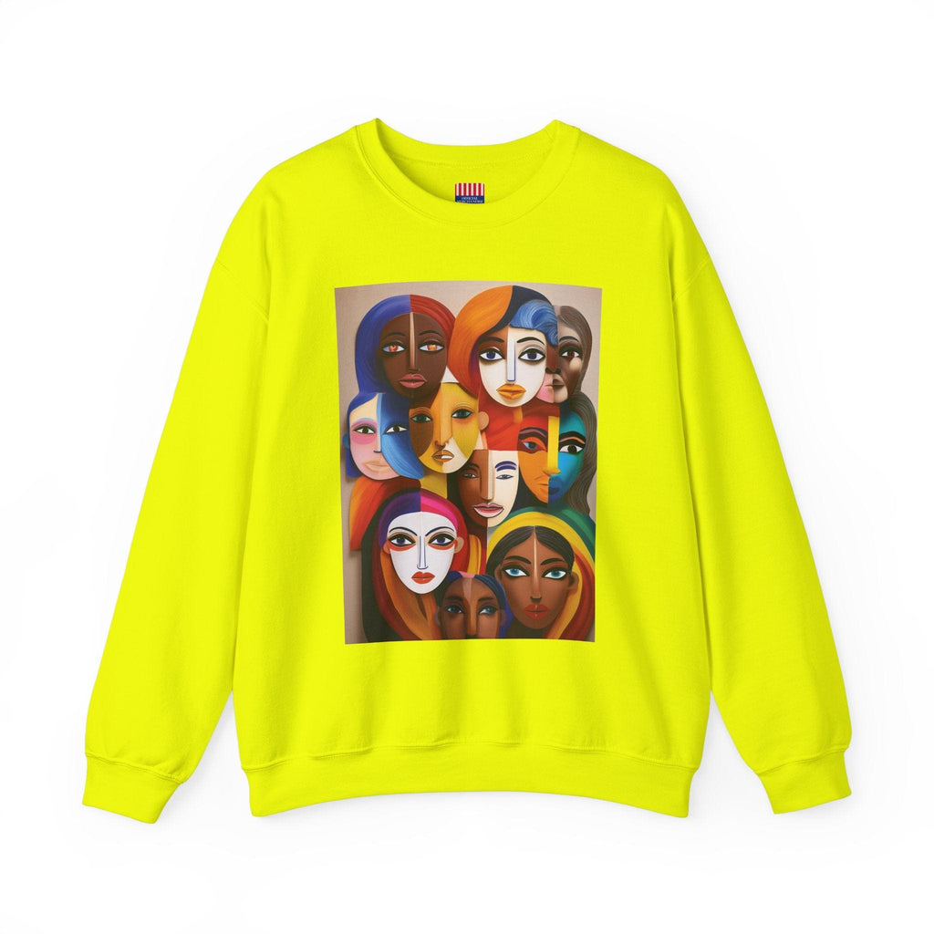 Women's Heavy Blend™ Sweatshirt: Celebrate Diversity with Style Safety Green / S Sweatshirt