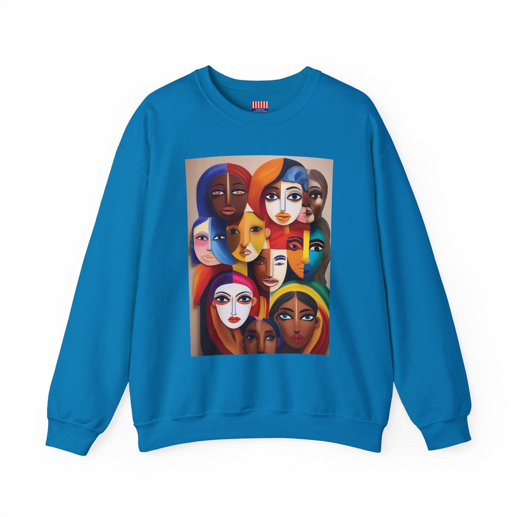 Women's Heavy Blend™ Sweatshirt: Celebrate Diversity with Style Sapphire / S Sweatshirt