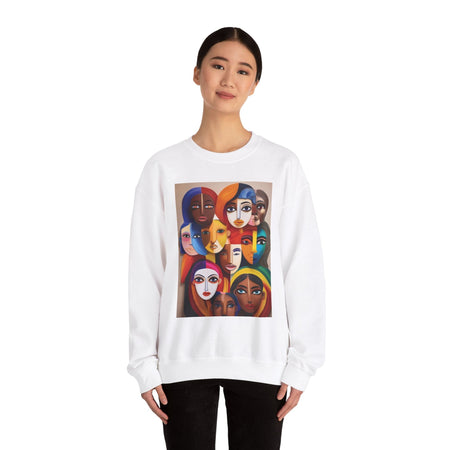 Women's Heavy Blend™ Sweatshirt: Celebrate Diversity with Style White / S Sweatshirt