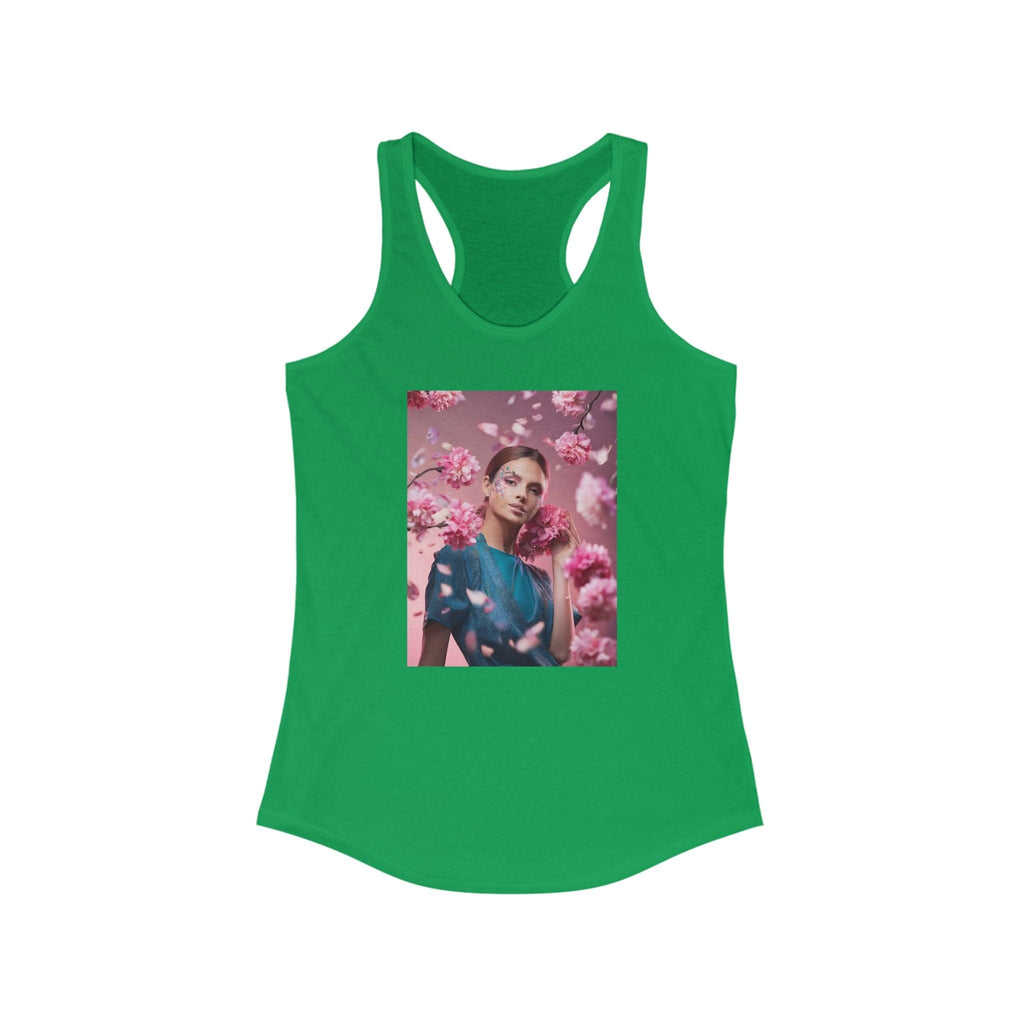 Women's Ideal Racerback Tank XS / Solid Kelly Green Tank Top