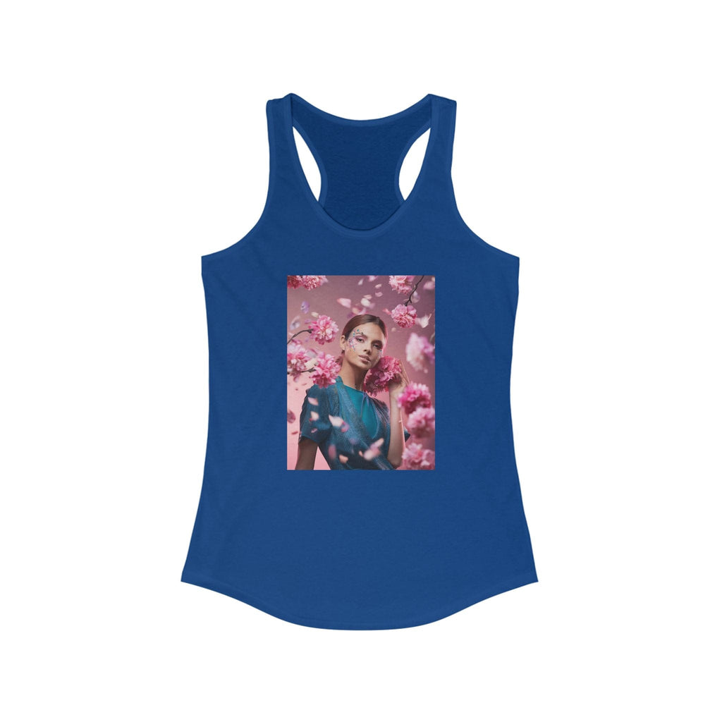 Women's Ideal Racerback Tank XS / Solid Royal Tank Top