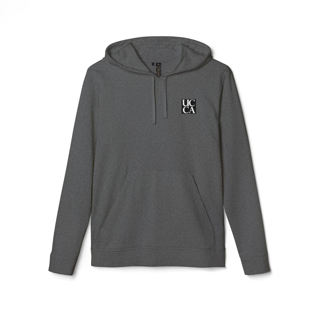 Women's UCCA x Adidas Eco-Fleece Hoodie – Authentic Style, Unmatched Comfort Dark Grey Heather / XS Hoodie